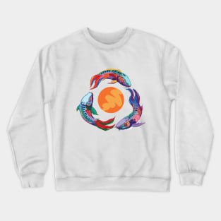 Around The Sun by CRASHTHEKOI Crewneck Sweatshirt